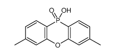 10-hydroxy-3,7-dimethylphenoxaphosphinine 10-oxide结构式