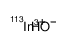 indium-113(3+),trihydroxide结构式