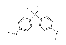 α,α-dideutero-4,4'-dimethoxydiphenylmethane结构式