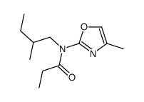 N-(2-methylbutyl)-N-(4-methyl-1,3-oxazol-2-yl)propanamide Structure