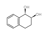 (+)-顺式-1(r),2(s)-1,2-二羟基-1,2,3,4-四氢萘结构式