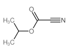 Carbonocyanidic acid,1-methylethyl ester structure