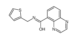 5-Quinoxalinecarboxamide,N-(2-thienylmethyl)-(9CI)结构式