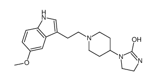 1-[1-[2-(5-methoxy-1H-indol-3-yl)ethyl]piperidin-4-yl]imidazolidin-2-one Structure