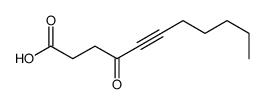 4-oxoundec-5-ynoic acid Structure