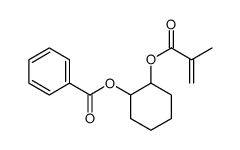 [2-(2-methylprop-2-enoyloxy)cyclohexyl] benzoate Structure