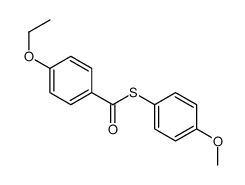 S-(4-methoxyphenyl) 4-ethoxybenzenecarbothioate Structure