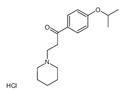 1-(4-isopropoxy-phenyl)-3-piperidino-propan-1-one, hydrochloride Structure