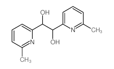 1,2-Ethanediol,1,2-bis(6-methyl-2-pyridinyl)- Structure