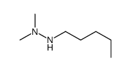 1,1-dimethyl-2-pentylhydrazine结构式