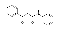 3-oxo-3-phenyl-N-o-tolylpropanamide Structure