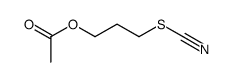 1-acetoxy-3-thiocyanatopropane Structure