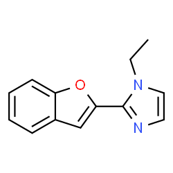 1H-Imidazole,2-(2-benzofuranyl)-1-ethyl-(9CI)结构式