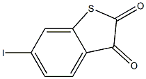 6-Iodo-benzo[b]thiophene-2,3-dione Structure