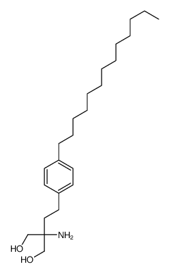 2-amino-2-[2-(4-tridecylphenyl)ethyl]propane-1,3-diol结构式