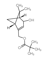 2,2-DIMETHYL-PROPIONIC ACID (1R,5R)-4-HYDROXY-6,6-DIMETHYL-BICYCLO[3.1.1]HEPT-2-EN-2-YLMETHYL ESTER Structure