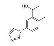 Benzenemethanol, 5-(1H-imidazol-1-yl)-alpha,2-dimethyl- (9CI)结构式