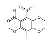 1,2,4-trimethoxy-3-methyl-5,6-dinitrobenzene结构式