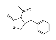 (4S)-3-乙酰基-4-苄基噻唑烷-2-硫酮结构式