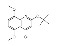 2-tert-butoxy-4-chloro-5,8-dimethoxyquinoline结构式