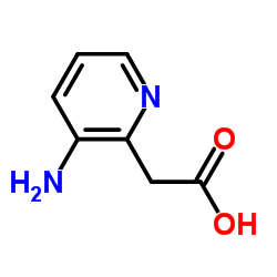 3-氨基-2-吡啶乙酸结构式