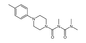 N-(dimethylcarbamoyl)-N-methyl-4-(4-methylphenyl)piperazine-1-carboxamide Structure