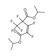 diisopropyl cis-perfluoro(4-methyl-2-pentene)dioate Structure