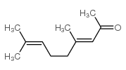 (E+Z)-4,8-dimethyl-3,7-nonadien-2-one Structure