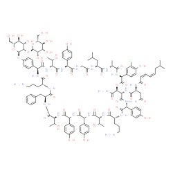 Ramoplanin A2 (main component) Structure