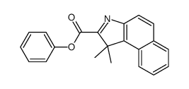 phenyl 1,1-dimethylbenzo[e]indole-2-carboxylate结构式