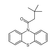 3,3-dimethyl-1-phenothiazin-10-ylbutan-1-one Structure