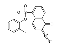 2-diazonio-5-(2-methylphenoxy)sulfonylnaphthalen-1-olate Structure