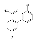 4-chloro-2-(3-chlorophenyl)benzoic acid Structure