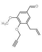 3-methoxy-5-prop-2-enyl-4-prop-2-ynoxybenzaldehyde picture