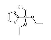 chloromethyl-diethoxy-thiophen-2-ylsilane Structure