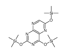 [2,4-bis(trimethylsilyloxy)pteridin-6-yl]oxy-trimethylsilane Structure