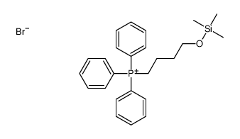 triphenyl(4-trimethylsilyloxybutyl)phosphanium,bromide结构式