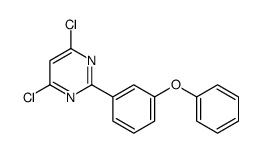 4,6-dichloro-2-(3-phenoxyphenyl)pyrimidine结构式