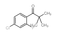 4'-CHLORO-2,2-DIMETHYL-2'-FLUOROPROPIOPHENONE Structure