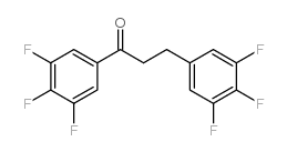 3',4',5'-TRIFLUORO-3-(3,4,5-TRIFLUOROPHENYL)PROPIOPHENONE Structure