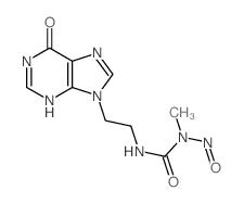 1-methyl-1-nitroso-3-[2-(6-oxo-3H-purin-9-yl)ethyl]urea picture