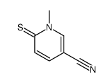 1-methyl-6-sulfanylidenepyridine-3-carbonitrile结构式