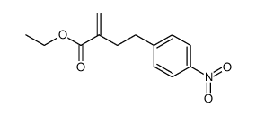 2-methylene-4-(4-nitrophenyl)-butyric acid ethyl ester Structure