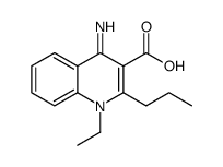 1-ethyl-4-imino-2-propylquinoline-3-carboxylic acid Structure