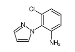 Benzenamine, 3-chloro-2-(1H-pyrazol-1-yl)图片