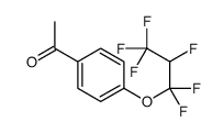 1-[4-(1,1,2,3,3,3-hexafluoropropoxy)phenyl]ethanone结构式