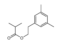 2-(3,5-dimethylphenyl)ethyl 2-methylpropanoate结构式