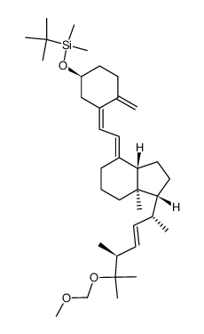 25-((methoxymethyl)oxy)vitamin D2 tert-butyldimethylsilyl ether Structure