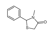 3-methyl-2-phenyl-1,3-thiazolidin-4-one Structure