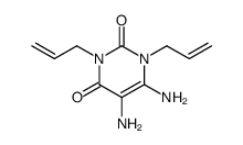 1,3-Diallyl-5,6-diaminouracil hydrochloride Structure